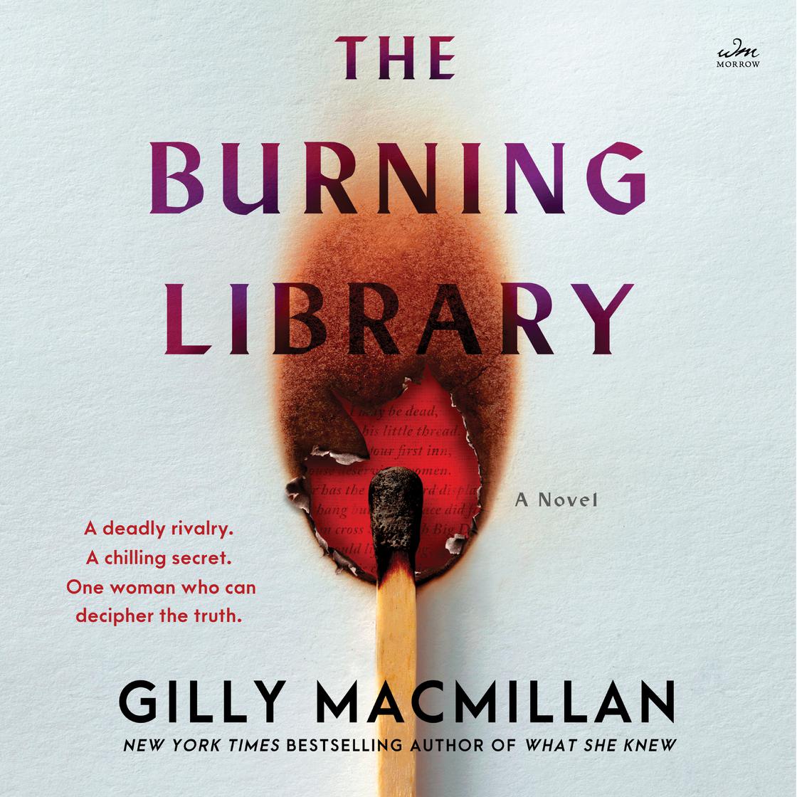 View audiobook of The Burning Library by Gilly Macmillan
