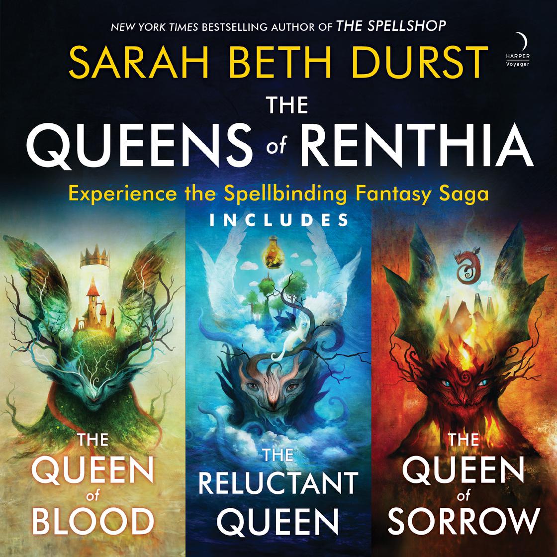 View audiobook of The Queens of Renthia Trilogy by Sarah Beth Durst