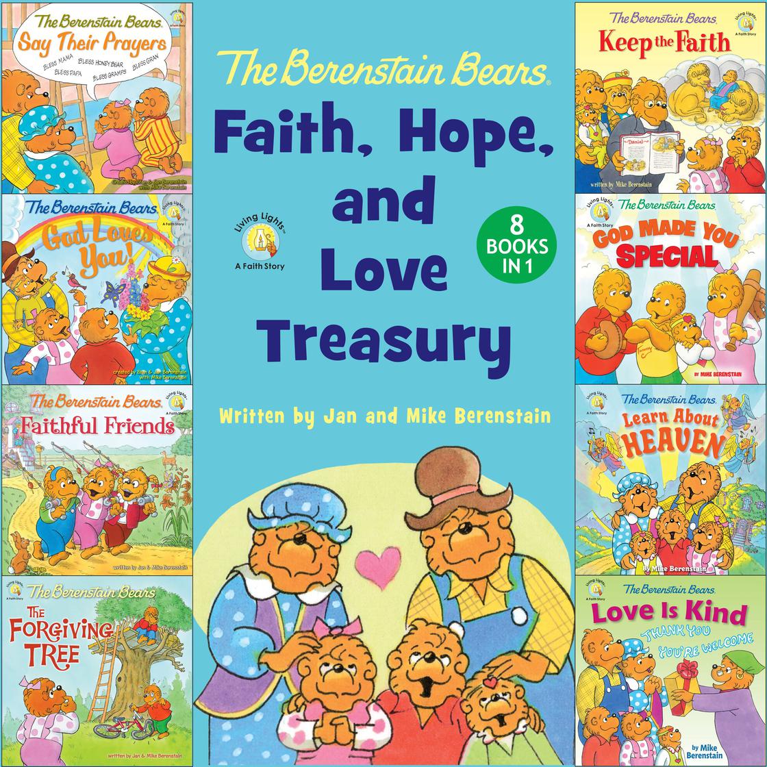 View audiobook of The Berenstain Bears Faith, Hope, and Love Treasury by Jan & Mike Berenstain
