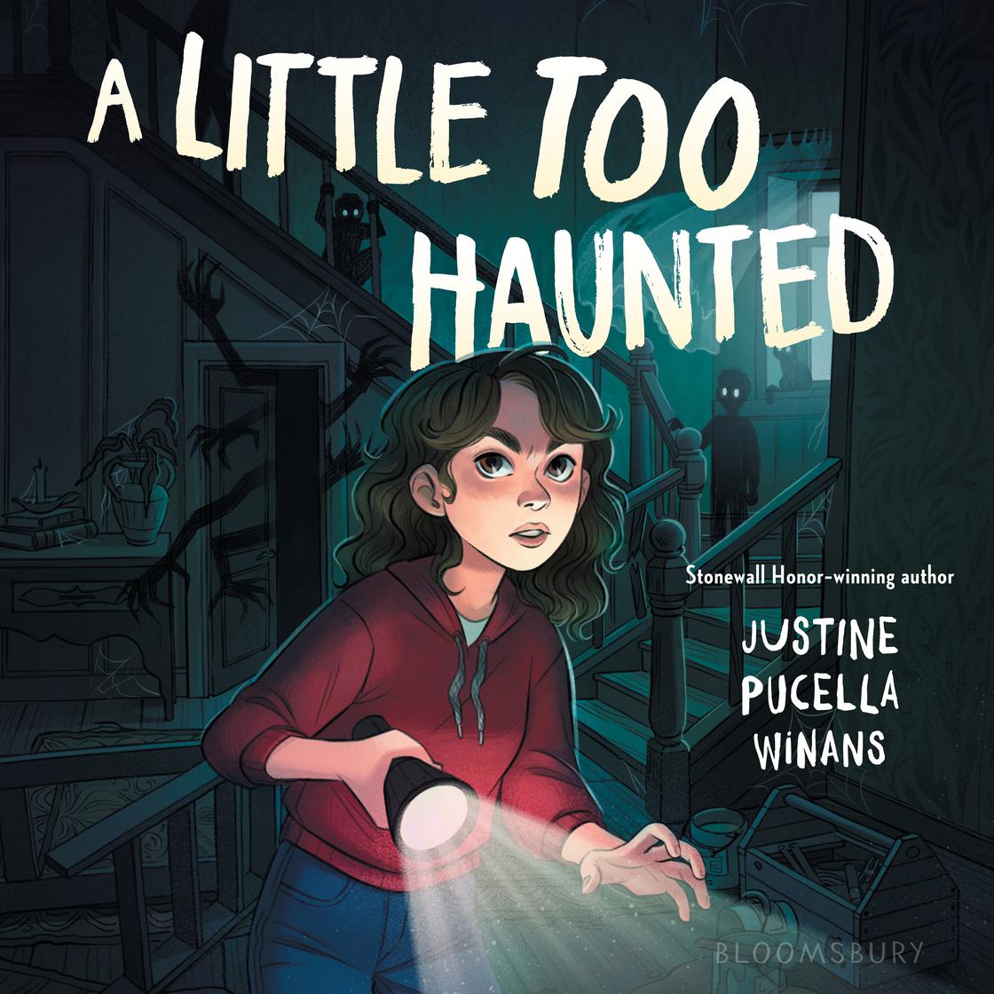 View audiobook of A Little Too Haunted by Justine Pucella Winans