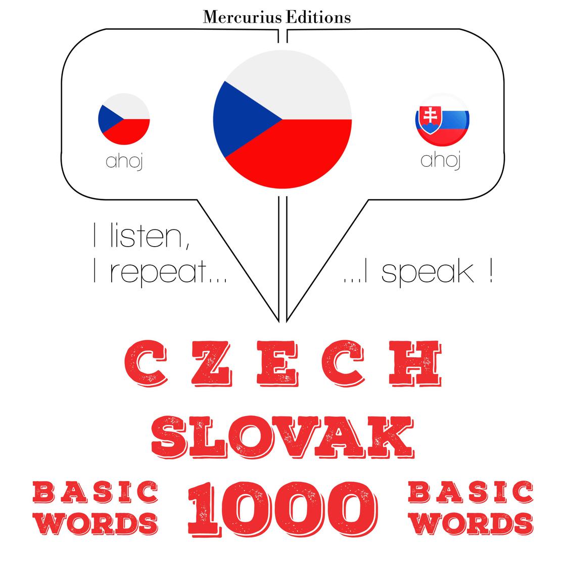 View audiobook of Čeština - slovenština: 1000 základních slov by JM Gardner