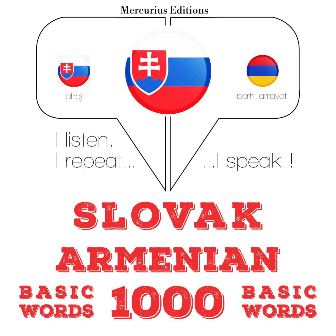 View audiobook of Slovenský - arménske: 1000 základných slov by JM Gardner