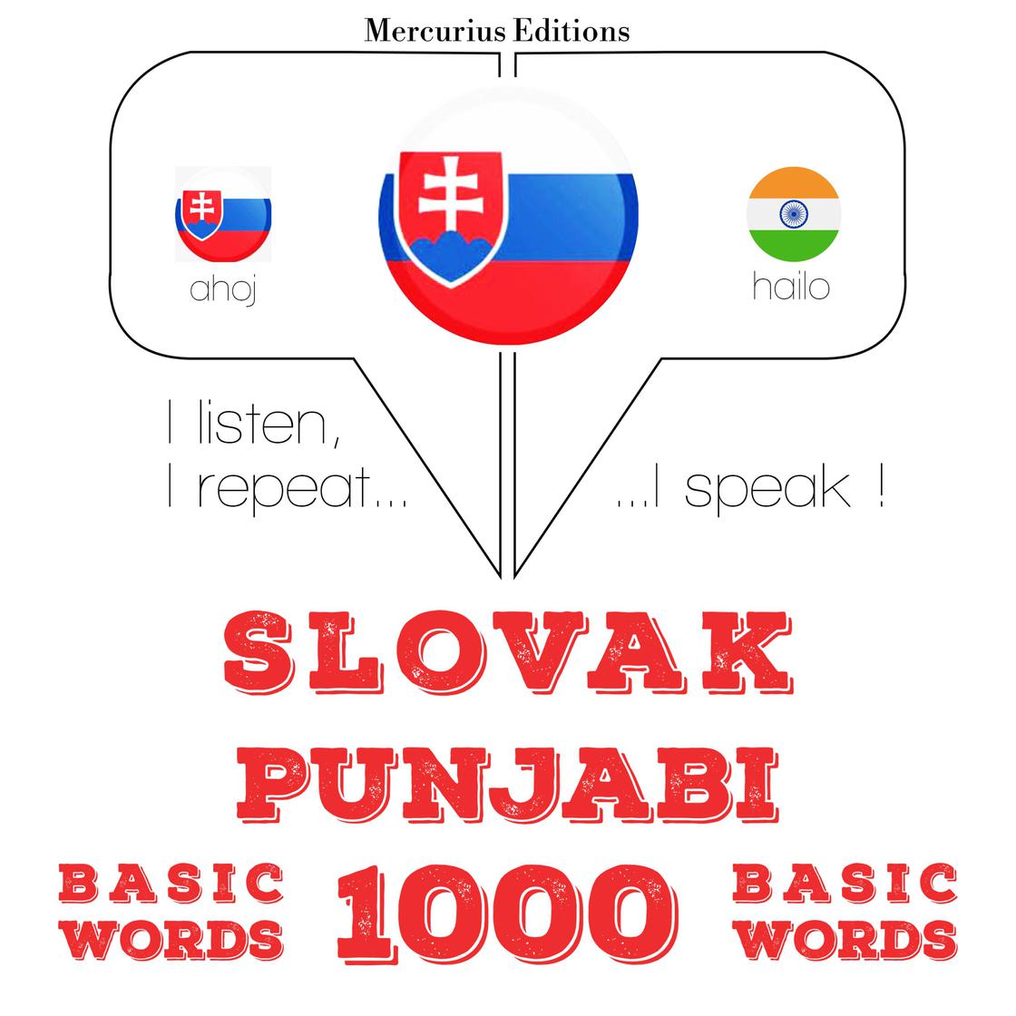 View audiobook of Slovenský - Punjabi: 1000 základných slov by JM Gardner