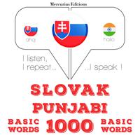View audiobook of Slovenský - Punjabi: 1000 základných slov by JM Gardner