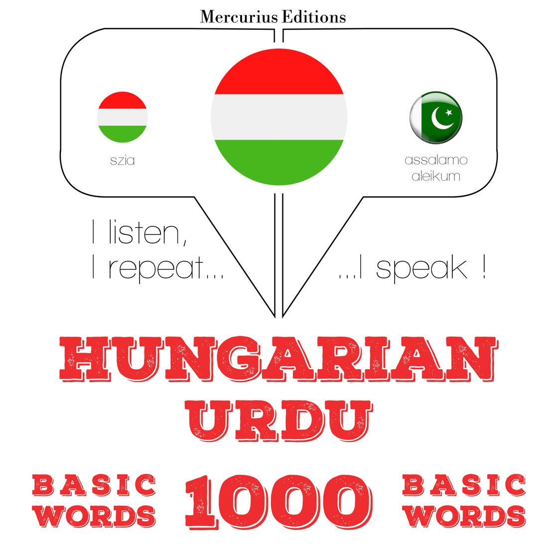 View audiobook of Magyar - urdu: 1000 alapszó by JM Gardner