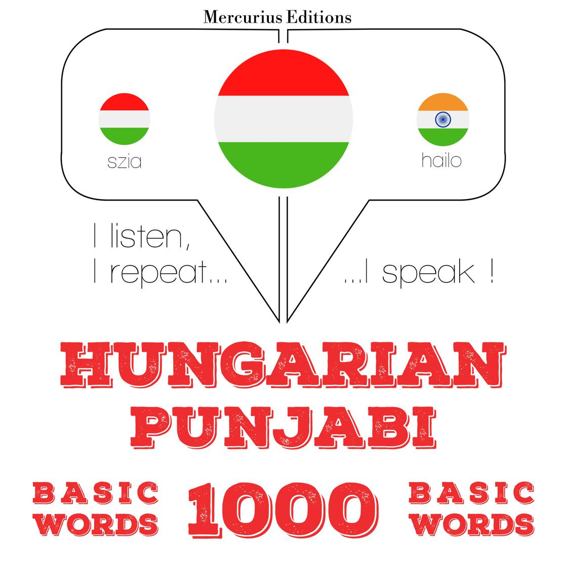 View audiobook of Magyar - pandzsábi: 1000 alapszó by JM Gardner