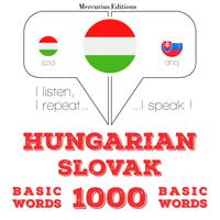 View audiobook of Magyar - szlovák: 1000 alapszó by JM Gardner