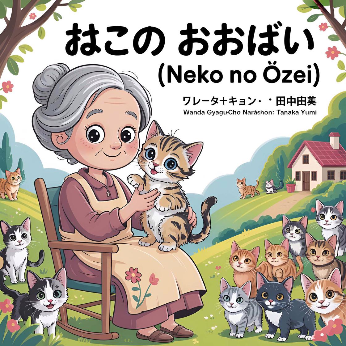 View audiobook of ねこの　おおぜい(Neko no Ōzei) by Wanda Gagu, Wanda  Gág & ワンダ 猿ぐつわ