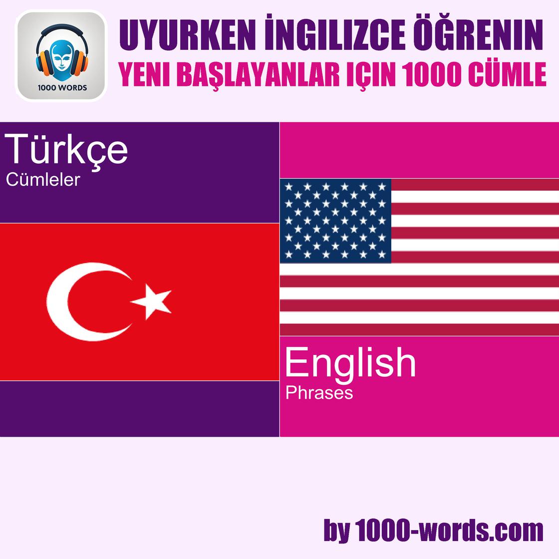View audiobook of Uyurken İngilizce öğrenin – yeni başlayanlar için 1000 cümle by 1000-words.com 