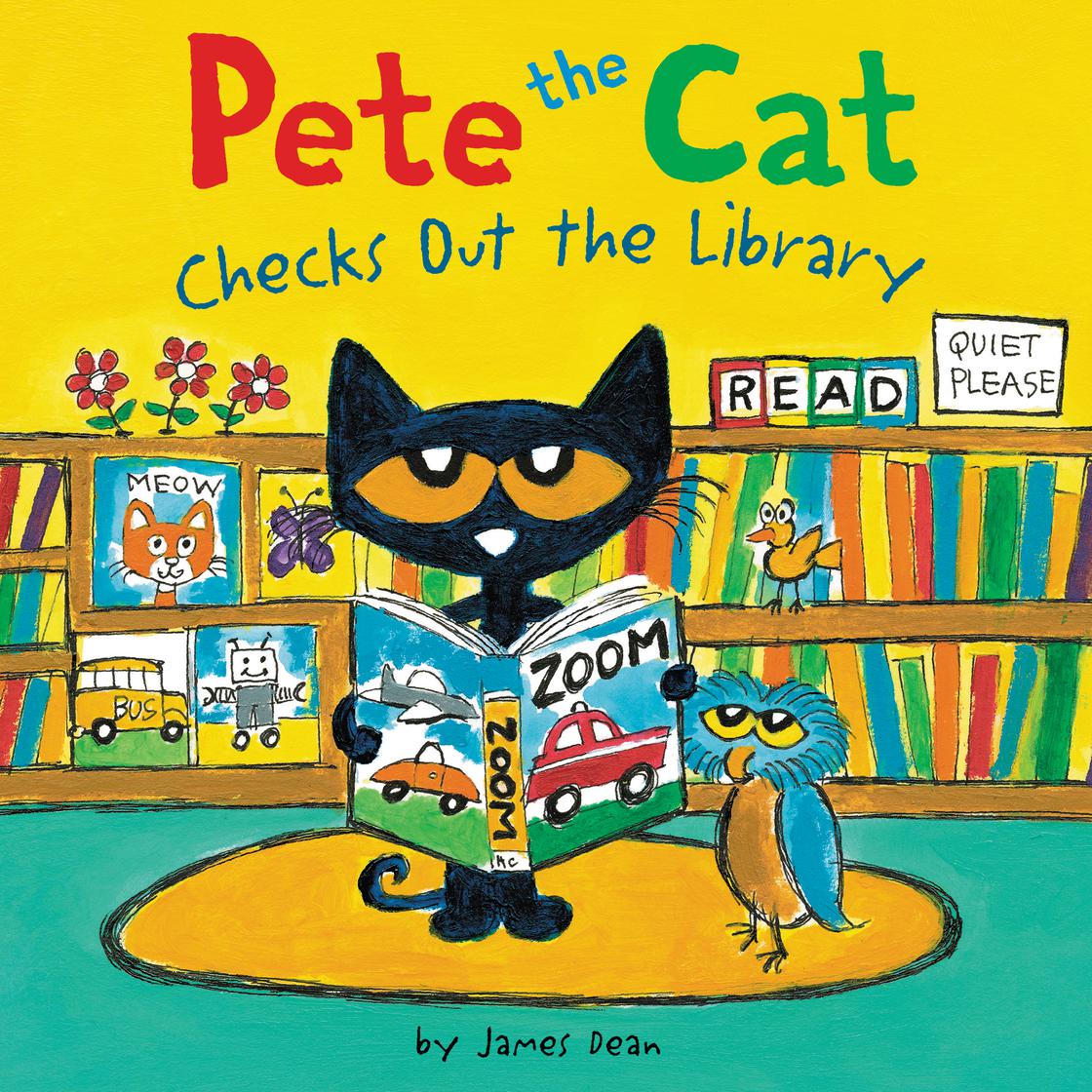 Pete the Cat Checks Out the Library by James Dean & Kimberly Dean