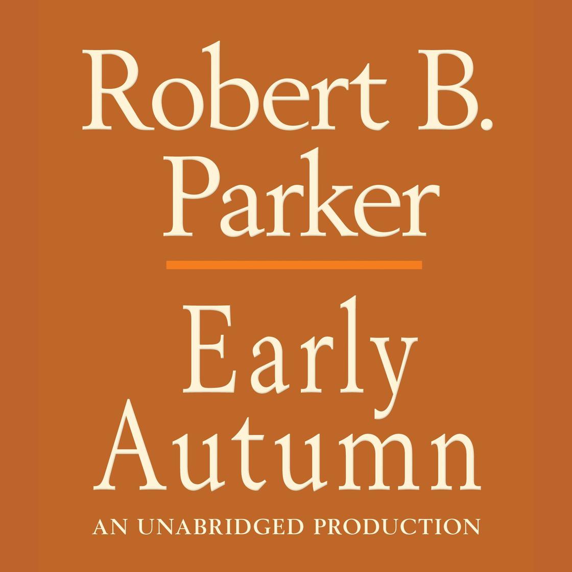 Early Autumn by Robert B. Parker