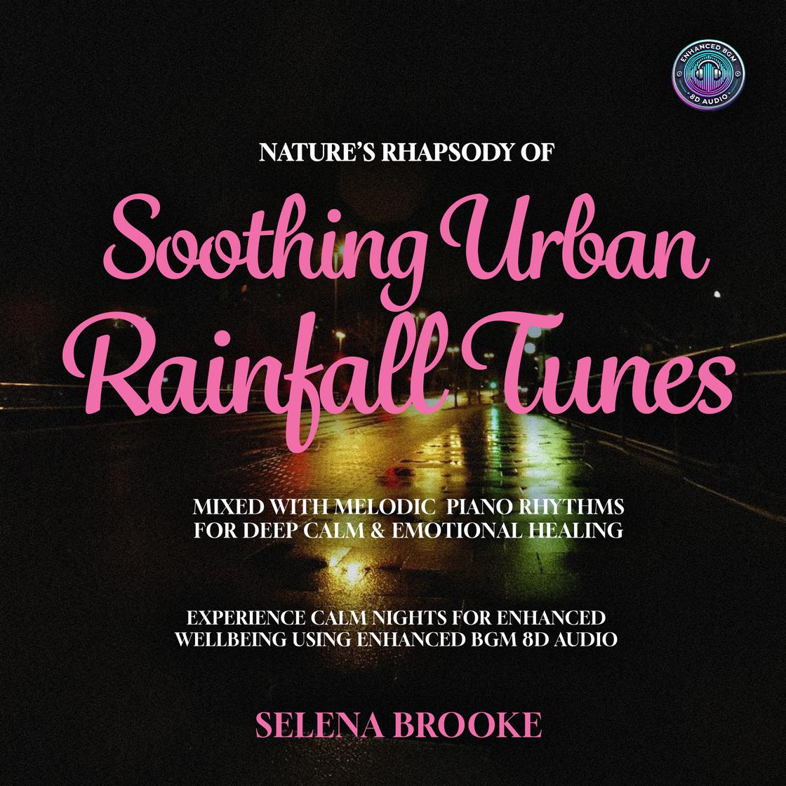 Nature’s Rhapsody Of Soothing Urban Rainfall Tunes Mixed With Melodic Piano Rhythms For Deep Calm & Emotional Healing by Selena Brooke