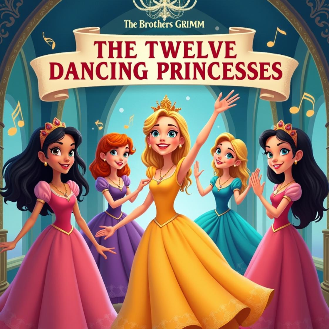 The Twelve Dancing Princesses by Jacob Grimm & Wilhelm Grimm