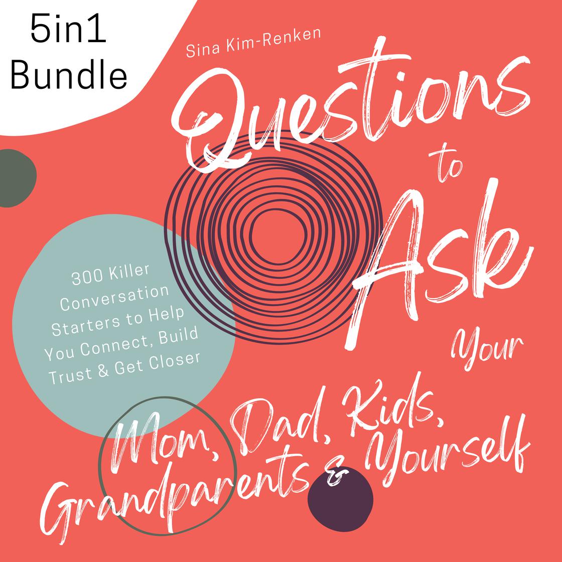 Libro.fm 5in1 Bundle Questions to Ask Your Mom, Dad, Kids
